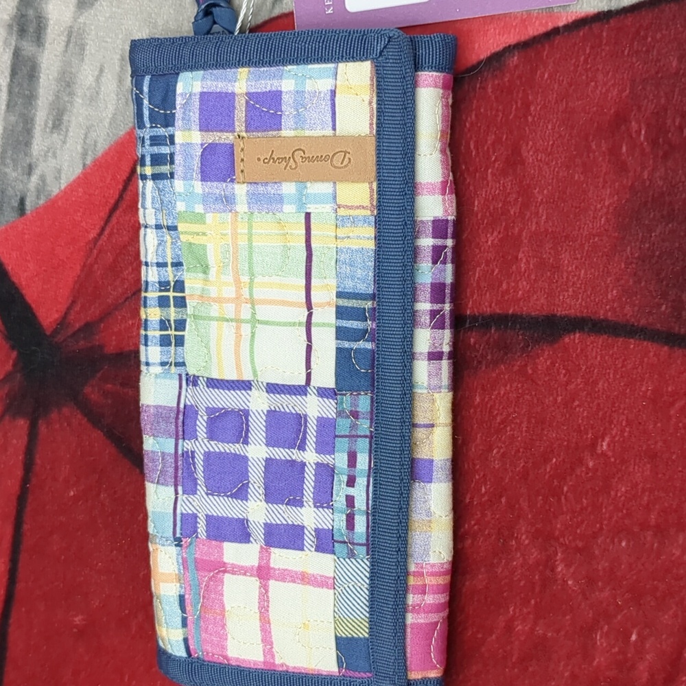 Donna Sharp Madras Wallet - Picture 2 of 8